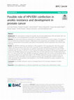 Research paper thumbnail of Possible role of HPV/EBV coinfection in anoikis resistance and development in prostate cancer