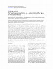 Research paper thumbnail of TNF-alpha polymorphisms as a potential modifier gene in the cystic fibrosis