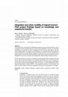 Research paper thumbnail of Integration and urban mobility of migrant women: Pilot project findings based on knowledge and experience transfer