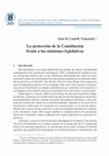 Research paper thumbnail of La protección de la Constitución frente a las omisiones legislativas