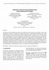 Research paper thumbnail of Simulation of data for drug manufacturing using optimization principles