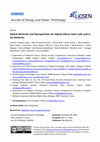 Research paper thumbnail of Hybrid Materials and Nanoparticles for Hybrid Silicon Solar Cells and Li-Ion Batteries