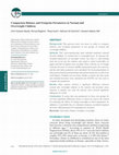 Research paper thumbnail of Comparison Balance and Footprint Parameters in Normal and Overweight Children