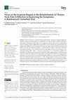 Research paper thumbnail of Focus on the Scapular Region in the Rehabilitation of Chronic Neck Pain Is Effective in Improving the Symptoms: A Randomized Controlled Trial