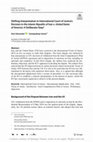 Research paper thumbnail of Shifting Interpretation in International Court of Justice’s Decision in the Islamic Republic of Iran v. United States of America: A Deliberate Step?