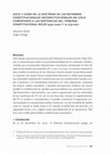 Research paper thumbnail of Auge y Caída de la Doctrina de las Reformas Constitucionales Inconstitucionales en Chile. Comentario a las sentencias del Tribunal Constitucional roles 9797-2020 y 10774-2021