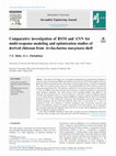 Research paper thumbnail of Comparative investigation of RSM and ANN for multi-response modeling and optimization studies of derived chitosan from Archachatina marginata shell