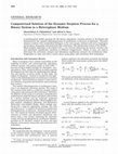 Research paper thumbnail of Computerized Solution of the Dynamic Sorption Process for a Binary System in a Heterophase Medium