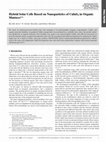 Research paper thumbnail of Hybrid Solar Cells Based on Nanoparticles of CuInS2 in Organic Matrices