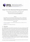 Research paper thumbnail of Image Color Cube Dimensional Filtering and Visualization