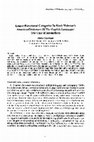 Research paper thumbnail of Lexico-Functional Categories in Noah Webster’s American Dictionary of the English Language: The Case of Intensifiers