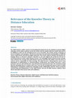 Research paper thumbnail of Relevance of the Knowles Theory in Distance Education