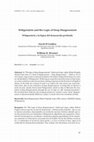 Research paper thumbnail of Wittgenstein and the Logic of Deep Disagreement Wittgenstein y la lógica del desacuerdo profundo