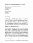 Research paper thumbnail of Informal Logic and the Dialectical Approach to Argument