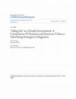 Research paper thumbnail of “Selling Sin” in a Hostile Environment: A Comparison of Ukrainian and American Tobacco Advertising Strategies in Magazines