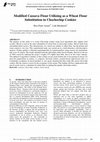 Research paper thumbnail of Modified Cassava Flour Utilizing as a Wheat Flour Substitution in Chochochip Cookies