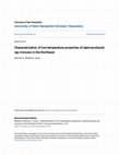 Research paper thumbnail of Low-temperature properties of plant-produced RAP mixtures in the Northeast