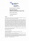 Research paper thumbnail of Innovation Systems, Radical Transformation, Step-by-Step India in Light of China