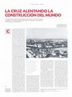 Research paper thumbnail of La cruz alentando la construccion del mundo