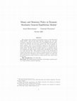 Research paper thumbnail of Money and Monetary Policy in DSGE Models