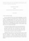 Research paper thumbnail of «Nudi homines cum ferro». Parte I. Il pellegrinaggio nel sistema penitenziale del medioevo