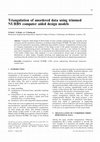 Research paper thumbnail of Triangulation of unordered data using trimmed NURBS computer aided design models