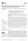 Research paper thumbnail of Edible Flowers Extracts as a Source of Bioactive Compounds with Antioxidant Properties—In Vitro Studies