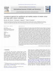 Research paper thumbnail of A numerical approach for equilibrium and stability analysis of slender arches and rings under contact constraints