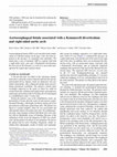 Research paper thumbnail of Aortoesophageal fistula associated with a Kommerell diverticulum and right-sided aortic arch