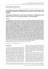 Research paper thumbnail of Social determinants of health and 5-year survival of colorectal cancer