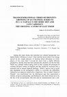 Research paper thumbnail of Transgenerational crises of identity: growing up as colonial subjects in V. S. Naipaul's The Mimic Men and Luís Cardoso's The Crossing: a Story of East Timor