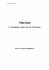 Research paper thumbnail of Marxism. A contradictory legacy for the 21st century