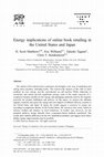 Research paper thumbnail of Energy implications of online book retailing in the United States and Japan