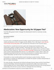 Research paper thumbnail of Abeducation: New Opportunity for US-Japan Ties?