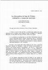 Research paper thumbnail of La obra poética de Juan de Vilches: ordenación y conspectus metrorum