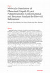 Research paper thumbnail of Molecular Simulation of Cholesteric Liquid-Crystal Polyesteramides: Conformational and Structure Analysis by Rietveld Refinement