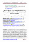 Research paper thumbnail of "Tecno-adicción al sexo en la población juvenil: Propuesta de ítems para el diseño de una escala de detección y cribado" "Techno-addiction to sex in the youth population: Proposal of items for the desing of a detection and screening scale"