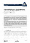 Research paper thumbnail of Comparative Analysis of Factors Influencing Career Choices among Senior Secondary School Students in Rivers State Nigeria