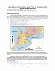 Research paper thumbnail of Geological frameworks in support of source water protection in Ontario