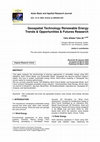 Research paper thumbnail of Geospatial Technology Renewable Energy Trends & Opportunities & Futures Research