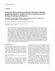 Research paper thumbnail of Article Culturally Relevant Inquiry-Based Laboratory Module Implementations in Upper-Division Genetics and Cell Biology Teaching Laboratories