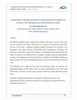 Research paper thumbnail of Geoinformatics Technology Distributed Geospatial Database Development for Economic Crisis Management and Natural Disasters