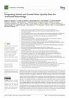 Research paper thumbnail of Integrating Inland and Coastal Water Quality Data for Actionable Knowledge