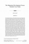 Research paper thumbnail of The Migration-Development Nexus: Somalia Case Study