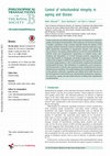 Research paper thumbnail of Mutations in mtDNA in relation to ageing and disease