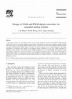 Research paper thumbnail of Design of PAM and PWM digital controllers for cascaded analog systems