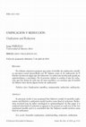 Research paper thumbnail of Unificación y reducción