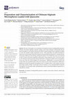 Research paper thumbnail of Preparation and characterization of chitosan and trimethyl-chitosanmodified poly-(ε-caprolactone) nanoparticles as DNA carriers