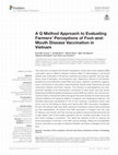 Research paper thumbnail of A Q Method Approach to Evaluating Farmers' Perceptions of Foot-and-Mouth Disease Vaccination in Vietnam