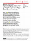 Research paper thumbnail of Effect of a Perioperative Hypotension-Avoidance Strategy Versus a Hypertension-Avoidance Strategy on the Risk of Acute Kidney Injury: A Clinical Research Protocol for a Substudy of the POISE-3 Randomized Clinical Trial